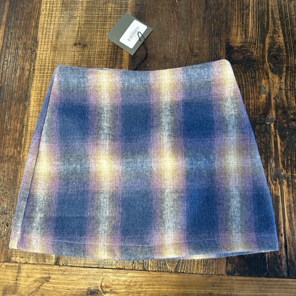 Le Lis Collection Mini Skirt Plaid Womens Size XS